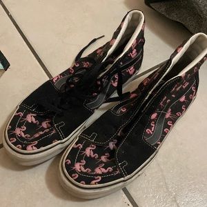 High Top Flamingo Vans